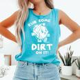 Rub Some Dirt On It Cute Girls Retro Baseball Mom Softball Comfort Colors Tank Top Light Green Rub Some Dirt On It Cute Girls Retro Baseball Mom Softball Comfort Colors Tank Top Light Green