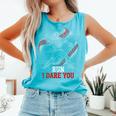 Run I Dare You Baseball Catcher Graphic Players Fans Comfort Colors Tank Top Light Green Run I Dare You Baseball Catcher Graphic Players Fans Comfort Colors Tank Top Light Green