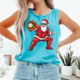 Santa Playing Baseball Baseball Lover Baseballer Xmas Comfort Colors Tank Top Light Green Santa Playing Baseball Baseball Lover Baseballer Xmas Comfort Colors Tank Top Light Green