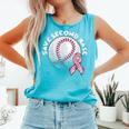 Save 2nd Base Breast Cancer Awareness Pink Ribbon Baseball Comfort Colors Tank Top Light Green Save 2nd Base Breast Cancer Awareness Pink Ribbon Baseball Comfort Colors Tank Top Light Green