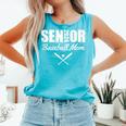 Senior Baseball Mom 2024 Team Parent Helper Class Of 2024 Comfort Colors Tank Top Light Green