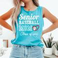 Senior Baseball Mom Class Of 2024 Baseball Player Son 2024 Comfort Colors Tank Top Light Green