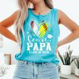 Senior Papa Class Of 2026 Baseball Softball Graduation Heart Comfort Colors Tank Top Light Green