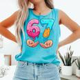 Six Seven 6-7 Baseball Ice Cream Drip 67 Meme Hands Comfort Colors Tank Top Light Green Six Seven 6-7 Baseball Ice Cream Drip 67 Meme Hands Comfort Colors Tank Top Light Green