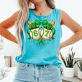 Six Seven 67 Meme Baseball Coquette Bow St Patrick's Day Comfort Colors Tank Top Light Green Six Seven 67 Meme Baseball Coquette Bow St Patrick's Day Comfort Colors Tank Top Light Green