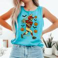 Skeleton Halloween Baseball Boys Men Kids Toddler Comfort Colors Tank Top Light Green Skeleton Halloween Baseball Boys Men Kids Toddler Comfort Colors Tank Top Light Green