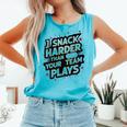 I Snack Harder Than Your Team Plays Baseball Mom Comfort Colors Tank Top Light Green I Snack Harder Than Your Team Plays Baseball Mom Comfort Colors Tank Top Light Green