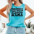 Somebody's Loud Mouth Baseball Mama Baseball Mom Comfort Colors Tank Top Light Green Somebody's Loud Mouth Baseball Mama Baseball Mom Comfort Colors Tank Top Light Green