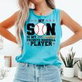 My Son Is My Favorite Baseball Player Baseball Mom Comfort Colors Tank Top Light Green My Son Is My Favorite Baseball Player Baseball Mom Comfort Colors Tank Top Light Green