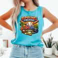 Spring Training 2026 Baseball Fan Retro Palm Cactus Comfort Colors Tank Top Light Green