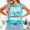 Stealing Hearts Like I Steal Bases Baseball Valentines Comfort Colors Tank Top Light Green Stealing Hearts Like I Steal Bases Baseball Valentines Comfort Colors Tank Top Light Green