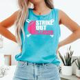 Strike Out Cancer Breast Cancer Awareness Baseball Warrior Comfort Colors Tank Top Light Green Strike Out Cancer Breast Cancer Awareness Baseball Warrior Comfort Colors Tank Top Light Green