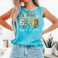 I Survived 6733 Days Of 1st Grade Baseball Football 100 Day Comfort Colors Tank Top Light Green I Survived 6733 Days Of 1st Grade Baseball Football 100 Day Comfort Colors Tank Top Light Green