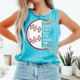 It Takes a Lot Of Balls To Be a Baseball Mom Comfort Colors Tank Top Light Green