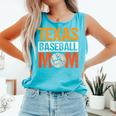 Texas Baseball Mom Design Baseball Player And Baseball Comfort Colors Tank Top Light Green Texas Baseball Mom Design Baseball Player And Baseball Comfort Colors Tank Top Light Green