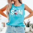 Thats My Son Out There For a Dominican Baseball Mom Comfort Colors Tank Top Light Green Thats My Son Out There For a Dominican Baseball Mom Comfort Colors Tank Top Light Green