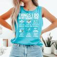 Things I Do In My Spare Time Baseball Lover Comfort Colors Tank Top Light Green Things I Do In My Spare Time Baseball Lover Comfort Colors Tank Top Light Green