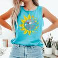 I Have Three Titles Baseball Mom Nurse And Caring Wife Mama Comfort Colors Tank Top Light Green