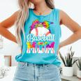 Tie Dye Baseball Mom Baseball Mama Sport Mother's Day Comfort Colors Tank Top Light Green Tie Dye Baseball Mom Baseball Mama Sport Mother's Day Comfort Colors Tank Top Light Green