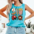 Tis The Season Baseball Mom Game Day Cheering Sports Lover Comfort Colors Tank Top Light Green
