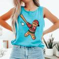 Ugly Christmas Sweater Gingerbread Baseball Toddler Kids Comfort Colors Tank Top Light Green Ugly Christmas Sweater Gingerbread Baseball Toddler Kids Comfort Colors Tank Top Light Green