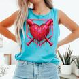 Valentines Day Baseball Red Heart Dab Boys Girls Kids Comfort Colors Tank Top Light Green Valentines Day Baseball Red Heart Dab Boys Girls Kids Comfort Colors Tank Top Light Green