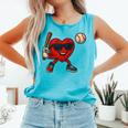 Valentines Day Baseball Red Heart Love Boys Kids Tee Comfort Colors Tank Top Light Green Valentines Day Baseball Red Heart Love Boys Kids Tee Comfort Colors Tank Top Light Green