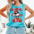Valentines Day Baseball Six Seven 67 Meme Heart Baseball Dab Comfort Colors Tank Top Light Green