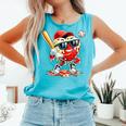 Valentines Day Heart Baseball Drip Ice Cream Boys Kids Men Comfort Colors Tank Top Light Green