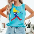 Venezuela Baseball Comfort Colors Tank Top Light Green