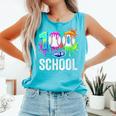 Women's 100 Days Of School Dripping Baseball Boys Kids Teacher Comfort Colors Tank Top Light Green Women's 100 Days Of School Dripping Baseball Boys Kids Teacher Comfort Colors Tank Top Light Green
