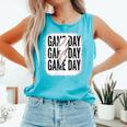 Womens Baseball Mom Leopard Game Day Mother's Day Comfort Colors Tank Top Light Green Womens Baseball Mom Leopard Game Day Mother's Day Comfort Colors Tank Top Light Green