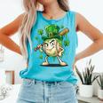 Women's St Patricks Day Baseball Leprechaun Shamrock Player Boys Kid Comfort Colors Tank Top Light Green Women's St Patricks Day Baseball Leprechaun Shamrock Player Boys Kid Comfort Colors Tank Top Light Green