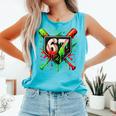 Xmas Baseball Six Seven 67 Meme Ice Cream Drip Men Women Comfort Colors Tank Top Light Green