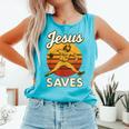 Youth Boy Baseball Jesus Saves Christian Baseball Religious Comfort Colors Tank Top Light Green Youth Boy Baseball Jesus Saves Christian Baseball Religious Comfort Colors Tank Top Light Green