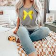 Baseball Bow Baseball Mom Women Baseball Mama Comfort Colors Tank Top Butter