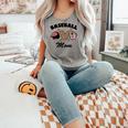 Baseball Mom Leopard Heart Game Day Love Mommy Comfort Colors Tank Top Butter
