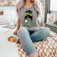 Brazil Baseball Mom Messy Bun Comfort Colors Tank Top Butter Brazil Baseball Mom Messy Bun Comfort Colors Tank Top Butter