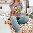 Christmas Gingerbread Man Baseball Player Catcher Comfort Colors Tank Top Butter