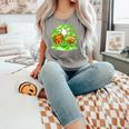 Kids St Patricks Day Shamrock Basketball Baseball Football Comfort Colors Tank Top Butter