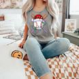 Santa Sports Christmas Baseball Player Comfort Colors Tank Top Butter Santa Sports Christmas Baseball Player Comfort Colors Tank Top Butter