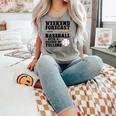 Weekend Forecast Baseball Baseball Mom Comfort Colors Tank Top Butter