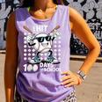 100 Days Of School Baseball Bat 100th Day Of School Comfort Colors Tank Top Lagoon