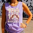100 Days Of School Baseball Love Valentine’s Day Men Women Comfort Colors Tank Top Lagoon