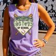 100 Days Of School Home Plate Camo Baseball Dripping Boys Comfort Colors Tank Top Lagoon