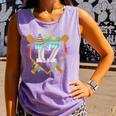 17th Birthday Baseball Drip Number 17 Year Old Birthday Boy Comfort Colors Tank Top Lagoon