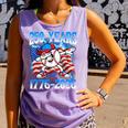 250 Years 1776 2026 250th Baseball American Flag 4th Of July Comfort Colors Tank Top Lagoon