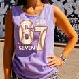 67 Baseball Six Seven 6 7 Meme Kids 67 Teen Boys 6-7 Comfort Colors Tank Top Lagoon