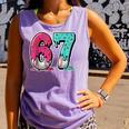 67 Ice Cream Drip Baseball Gen Alpha Slang Six Seven Meme Comfort Colors Tank Top Lagoon