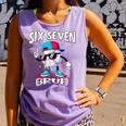 67 Meme Six Seven Bruh Baseball Ice Cream Drip Comfort Colors Tank Top Lagoon